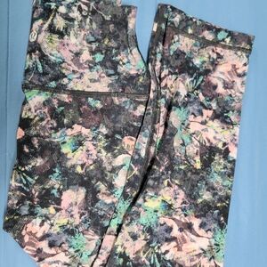 lululemon athletica Multicolor Floral Print Leggings